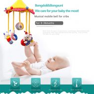 Bongoli&Bongsuni Baby Crib Musical Mobile Decoration Newborn Gift 35 Tunes Plush Musical Mobile (Bear Rabbit Hand Ring)