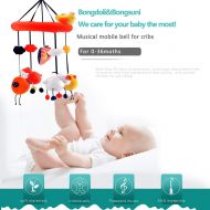 Bongoli&Bongsuni Baby Crib Musical Mobile Decoration Newborn Gift 35 Tunes Plush Musical Mobile (Circle The Chicken)