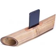 [아마존베스트]Bonizetti Bamboo Speaker White Classic Handmade Natural Music Box Mobile Phone Smartphone Speaker Wood