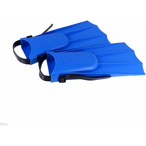  Bonlting 1 Pair Children Diving Fins Short Floating Adjustable Learn Swimming Flippers Fins for Diving, Swimming, Scuba Snorkeling, Watersports(EU 25-30, Random Color)