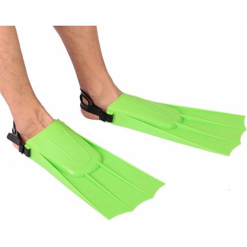  Bonlting 1 Pair Children Diving Fins Short Floating Adjustable Learn Swimming Flippers Fins for Diving, Swimming, Scuba Snorkeling, Watersports(EU 25-30, Random Color)