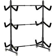 Bonnlo Indoor Outdoor Kayak Rack, Heavy-Duty Sturdy Storage Rack for 6 Kayak, Canoe, Paddle Board, SUP, Movable Kayak Stand for Garage with Locable Casters, Weight Capacity 992 Pounds