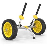 Bonnlo Kayak Cart Dolly Kayak Wheels Detachable Canoe Cart with Solid Tires and Kickstand Kayak Trolley