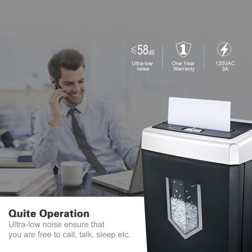  [아마존베스트]Bonsaii EverShred 14-Sheet Cross-Cut Heavy Duty Paper Shredder with 30 Minutes Continuous Running time (C169-B)