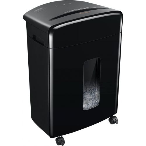  Bonsaii 20-Sheets Heavy Duty Cross-Cut Paper and Credit Card Shredder with 6.6 Gallon Pullout Basket and 4 Casters, 20 Minutes Running Time, Black (C222-A)