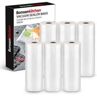 [아마존베스트]Bonsenkitchen Vacuum Film Rolls  Professional Vacuum Bags for Vacuum Sealer & Food Vacuum Sealer, Boil-proof and BPA-Free Sous Vide Bags