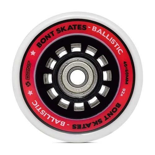  Bont Skates - Quadstar Carbon Roller Skate Derby Package - Professional rollerskates for Men - Women - Boys - Girls for Derby, Speed and Indoor Skating