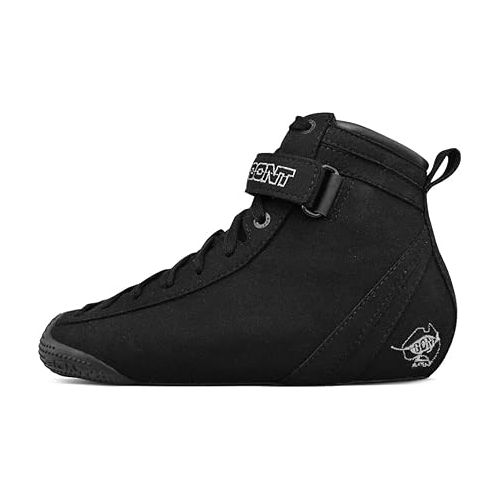  Bont Parkstar Vegan Black Suede Professional Roller Skates for Park Ramps Bowls Street - Rollerskates for Outdoor and Indoor Skating