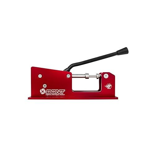  BONT Premium Aluminum Bearing Press: Quick Install & Removal Tool - Roller Skates & Skateboards - Fits 7mm & 8mm (Red)