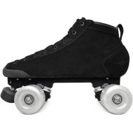 Bont Skates - Prostar S Black Suede Roller Skates with Glow Light Up Led Wheels - Indoor and Outdoor - Youth - Boys - Girls - Men - Women