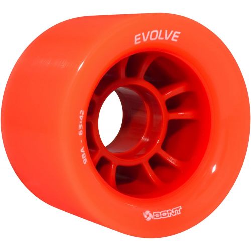  Bont Skates | Evolve Roller Speed Skating Wheel | Skate Indoor Quad | Set of 4