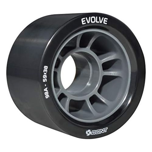  Bont Skates | Evolve Roller Derby Skate Wheel | Indoor Quad Skating | Set of 4