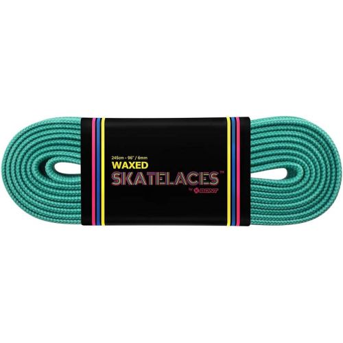  Bont Skates Waxed Laces - 6mm & 8mm - 47 71 79 96 108 - Misty Teal