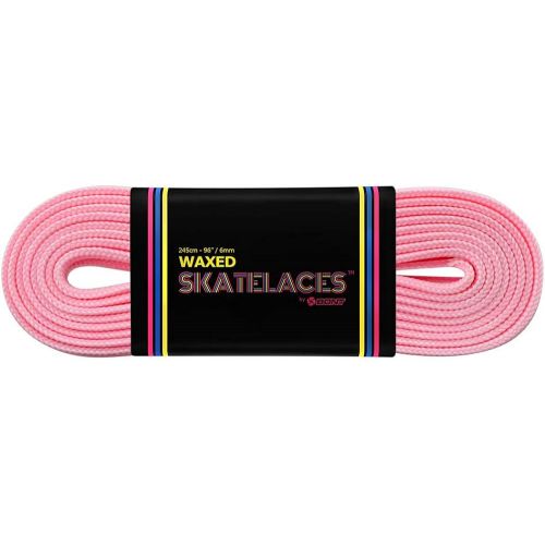  Bont Skates Waxed Laces - 6mm & 8mm - 47 71 79 96 108 - Bubblegum Pink