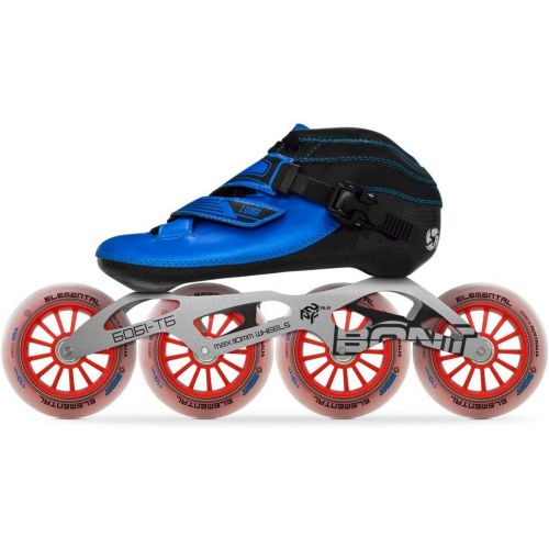  [아마존베스트]Bont Inline Skates | Inline Speed Skating Racing | Luna Skate Boot + 2PF 6061 Frame + Elemental 110mm Wheels + ABEC5 Bearings | Vegan | Youth - Boys - Girls - Men - Women