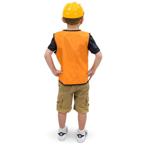  Boo! Inc. Construction Worker Childrens Dress Up Clothes Roleplay Halloween Costume