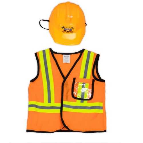  Boo! Inc. Construction Worker Childrens Dress Up Clothes Roleplay Halloween Costume