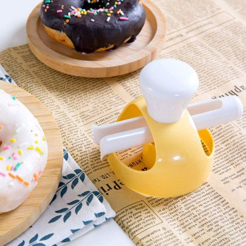  Booery 2 Pack Donut Mold Maker, Donut Cutter, Donuts Cutters, Donut Cutters for Frying, Donut Press Mold, DIY Non-Stick Donut Biscuit Cake Mould Cutter Baking Tool, 3 inch Donut Cutter Mo