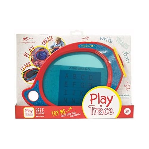  [아마존베스트]Boogie Board Play and Trace LCD Writing Tablet Clear See-Through Writing Surface for Kids to Write, Trace, and Draw eWriter Ages 3+