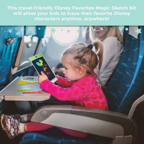  Boogie Board Magic Sketch Activity Kit w/ Disney Favorites Templates (Mickey, Elsa, Belle, Lion King & More) Authentic, Reusable ColorBurst Drawing and Tracing Pad, Ages 4+