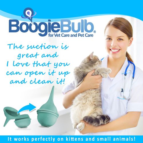  BoogieBulb Baby Nasal Aspirator and Booger Sucker for Newborns Toddlers & Adult - BPA Free - Blue...