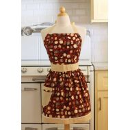 Boojiboo Retro Apron Chocolate - CHLOE