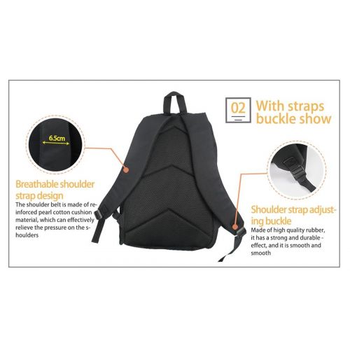  Book School Bag Kids Stylish Lightweight Daypack Durable Backpack Denim Pug Print