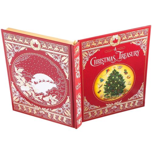  BookRooks Hollow Book Safe - A Christmas Treasury (Leather-bound)