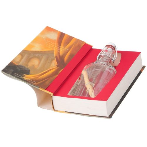  BookRooks Flask Hollow Book - Harry Potter and the Deathly Hallows by J.K. Rowling (Magnetic Closure)