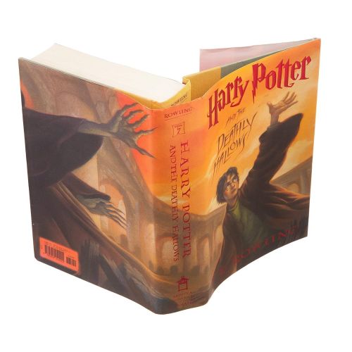  BookRooks Flask Hollow Book - Harry Potter and the Deathly Hallows by J.K. Rowling (Magnetic Closure)