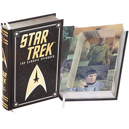  BookRooks Real Hollow Book Safe - Star Trek (Leather-bound) (Magnetic Closure)