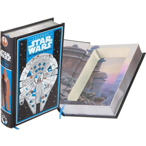  BookRooks Real Hollow Book Safe - Star Wars Legends - The Han Solo Trilogy (Leather-bound) (Magnetic Closure)