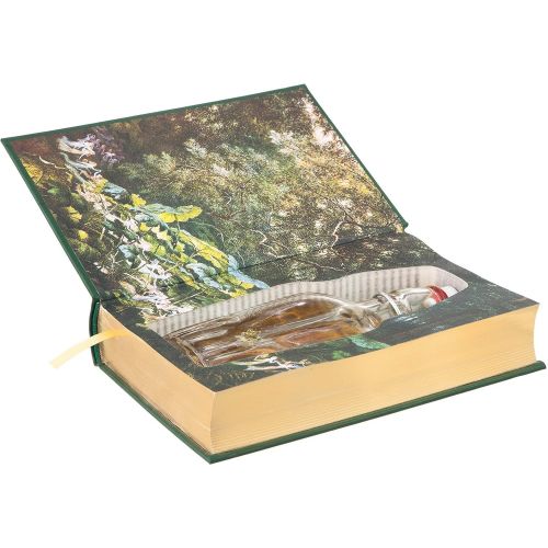  BookRooks Flask Hollow Book - Irish Fairy and Folk Tales (Leather-bound) (Magnetic Closure)