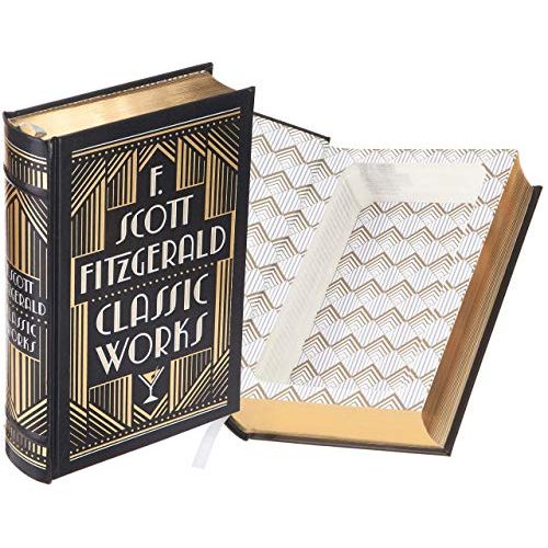  BookRooks Real Hollow Book Safe - This Side of Paradise by F. Scott Fitzgerald (Leather-bound) (Magnetic Closure)