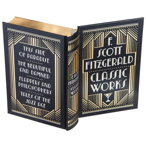  BookRooks Real Hollow Book Safe - This Side of Paradise by F. Scott Fitzgerald (Leather-bound) (Magnetic Closure)