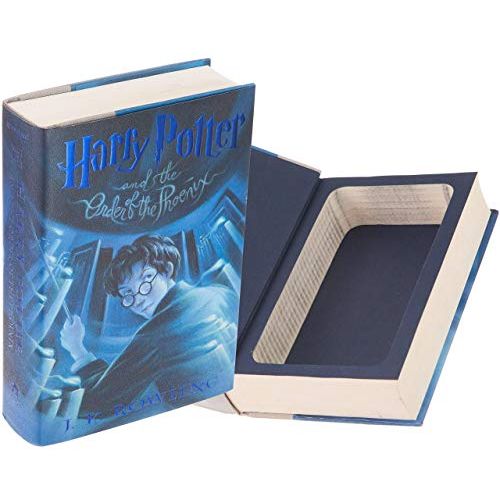  BookRooks Real Hollow Book Safe - Harry Potter and the Order of the Phoenix by J.K. Rowling (Magnetic Closure)