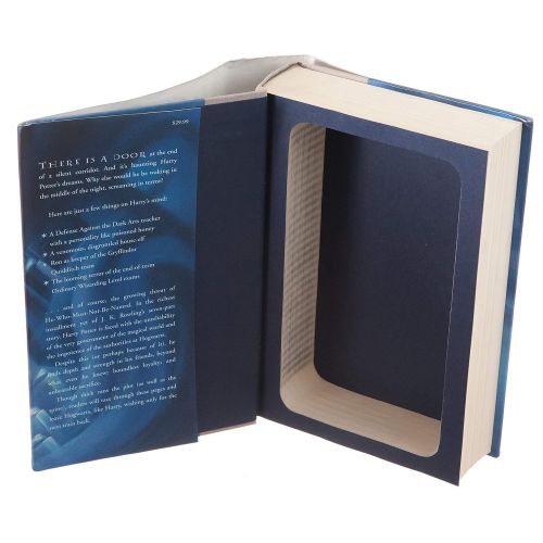  BookRooks Real Hollow Book Safe - Harry Potter and the Order of the Phoenix by J.K. Rowling (Magnetic Closure)