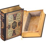 BookRooks Real Hollow Book Safe - The Holy Bible - King James Version (Leather-bound) (Magnetic Closure)