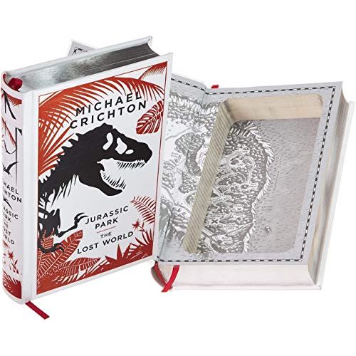  BookRooks Real Hollow Book Safe - Jurassic Park: The Lost World by Michael Crichton (Leather-bound) (Magnetic Closure)