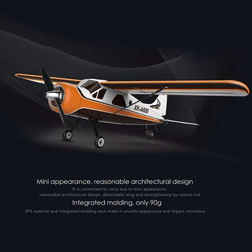  Boomnow XK DHC-2 A600 4CH 2.4G 3D6G 6G Leveling Mode 3D Stunt Mode Brushless Motor RC Airplane 6 Axis Foam Glider Remote Control Plane with Remote Controller Best Gift to Teens