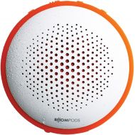 BoomPods Boompods Fusion Bluetooth Outdoor Portable Speaker (WhiteOrange) - Dual Pairing - Massive Bass - Waterproof - 8 Hour Rechargable Battery …