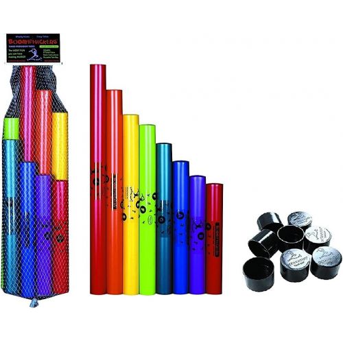  [아마존베스트]Boomwhackers C Major Diatonic Scale Set with Octavator Caps 8-Pack