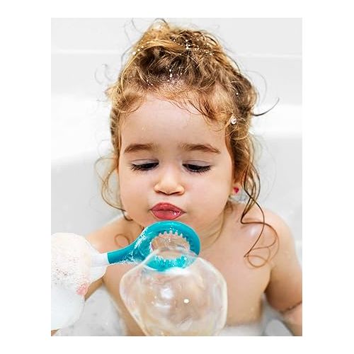 분 Boon BLOBBLES Toddler Foam Bubble Bath Tub Wand Toys for Kids Aged 18 Months and Up, Multicolor