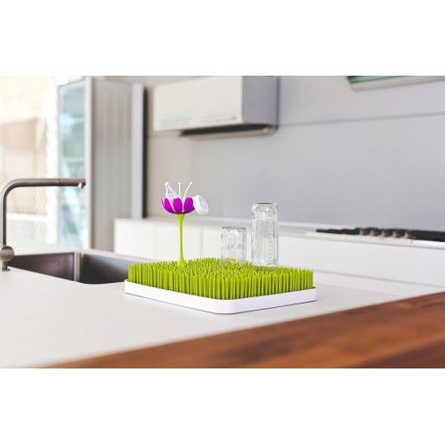 분 [아마존베스트]Boon Stem Drying Rack Accessory, Magenta/White