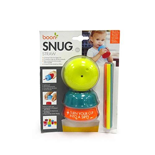 분 [아마존베스트]Boon SNUG Straw, Blue/Orange/Green