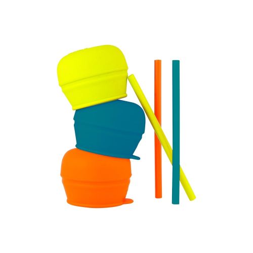 분 [아마존베스트]Boon SNUG Straw, Blue/Orange/Green