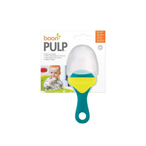 분 [아마존베스트]Boon Pulp Silicone Feeder, Green/Blue