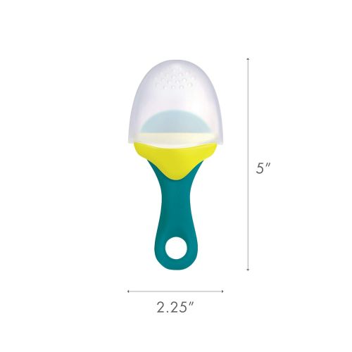 분 [아마존베스트]Boon Pulp Silicone Feeder, Green/Blue