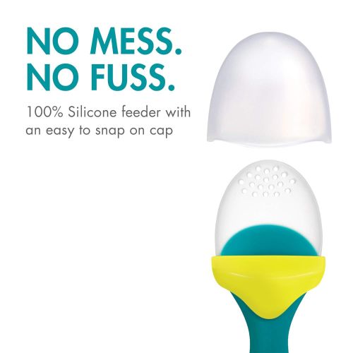 분 [아마존베스트]Boon Pulp Silicone Feeder, Green/Blue