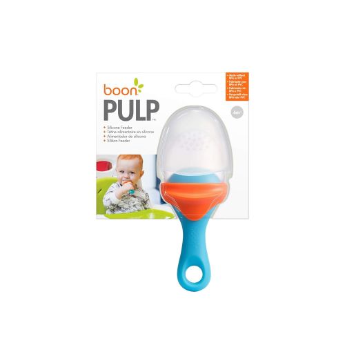 분 [아마존베스트]Boon Pulp Silicone Feeder, Blue/Orange